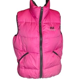 Helly Hansen Pink Gilet Puffer Vest Reversible Women's Medium